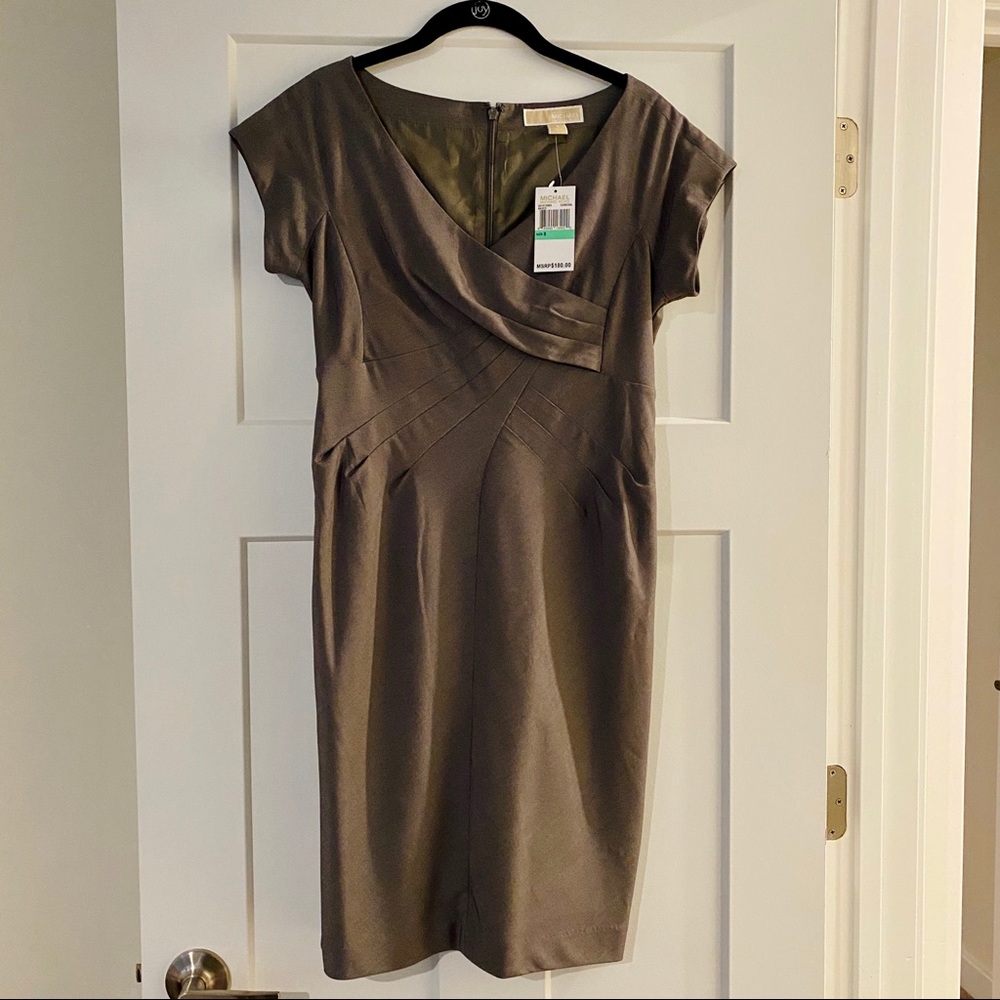 NWT MICHAEL Michael Kors work dress w belt